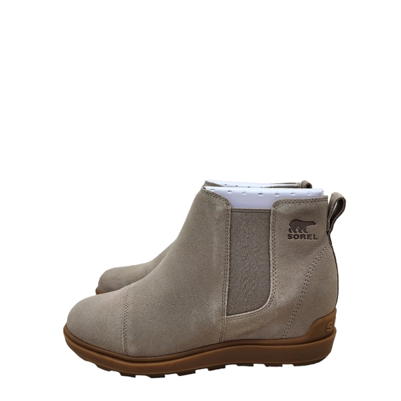 Sorel Women's Evie ll Waterproof Leather Suede Upper Chelsea Boot - 10 - Picture 2 of 11